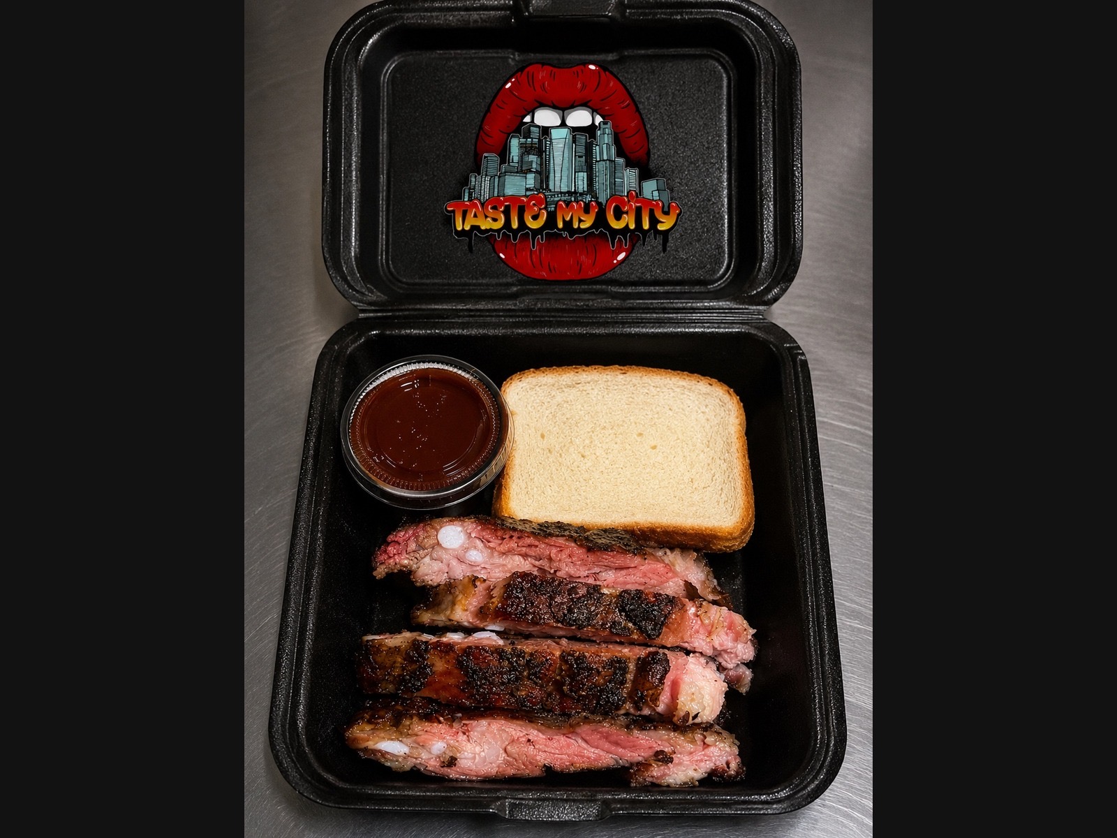 Taste My City rib tips, fries, and Chicago-style barbecue